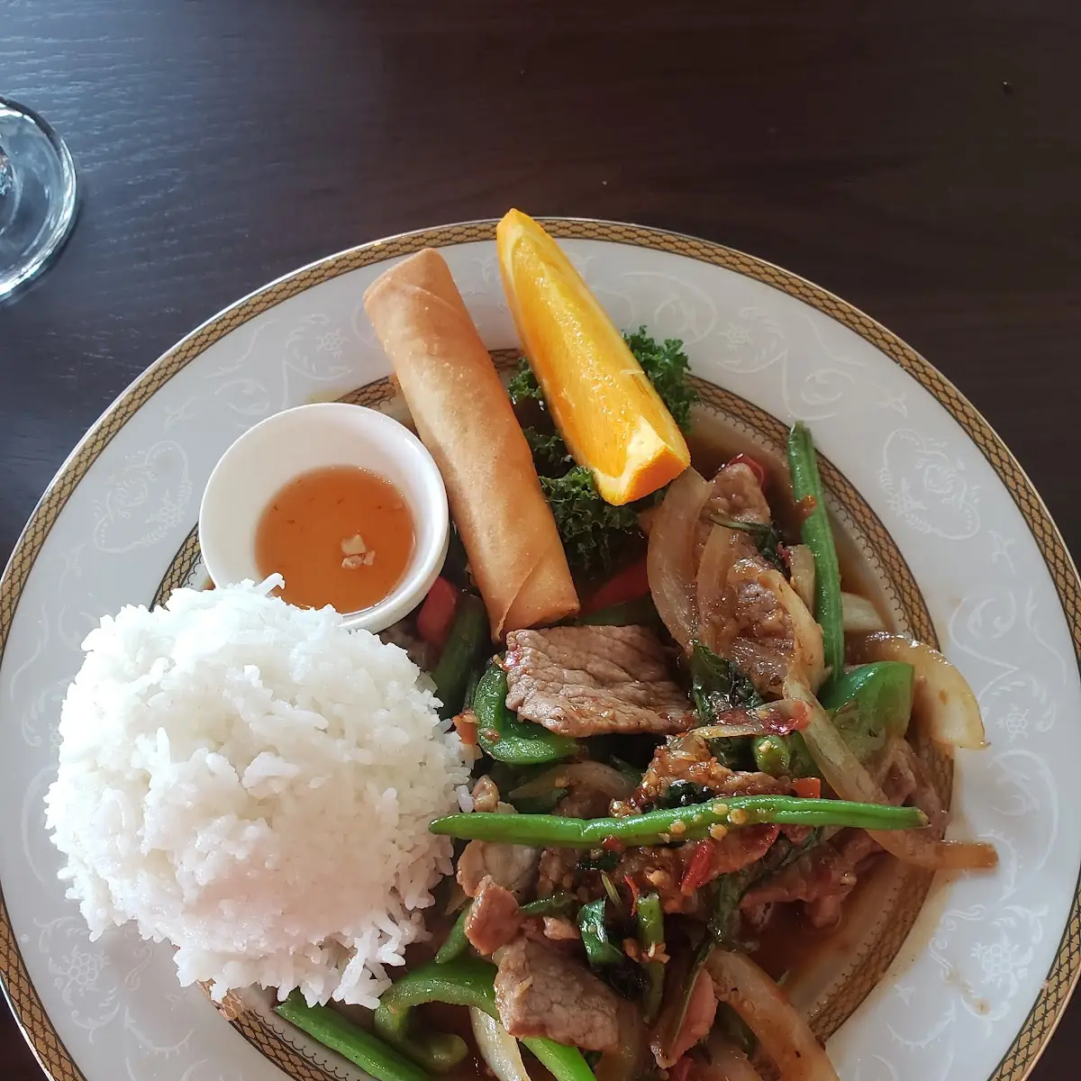 Pad Gra Prow Spicy Basil Beef