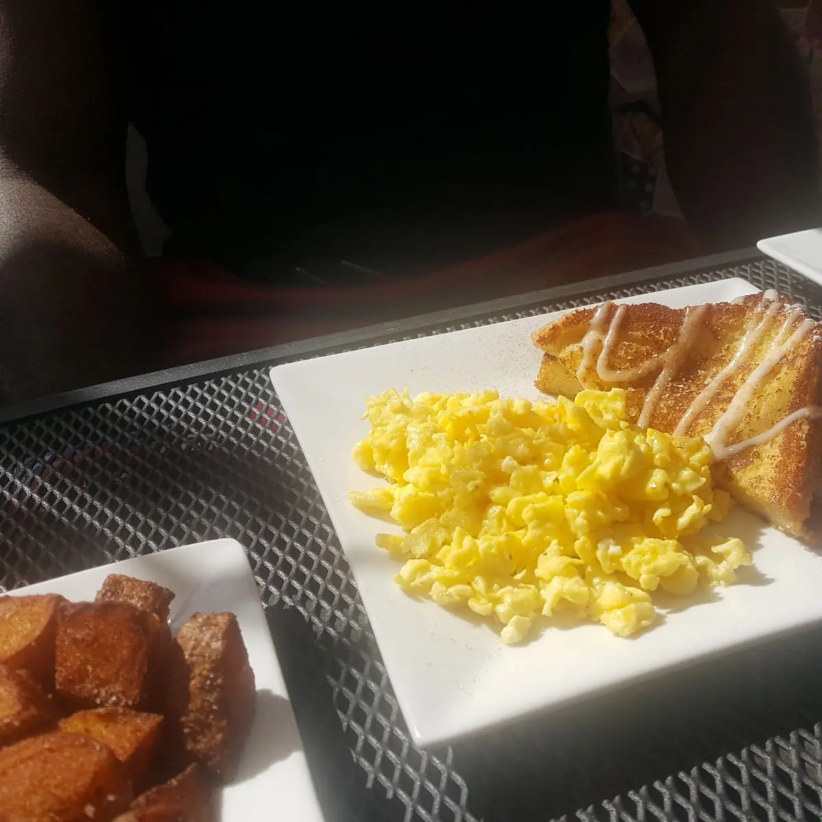 French Toast and Scrambled Eggs