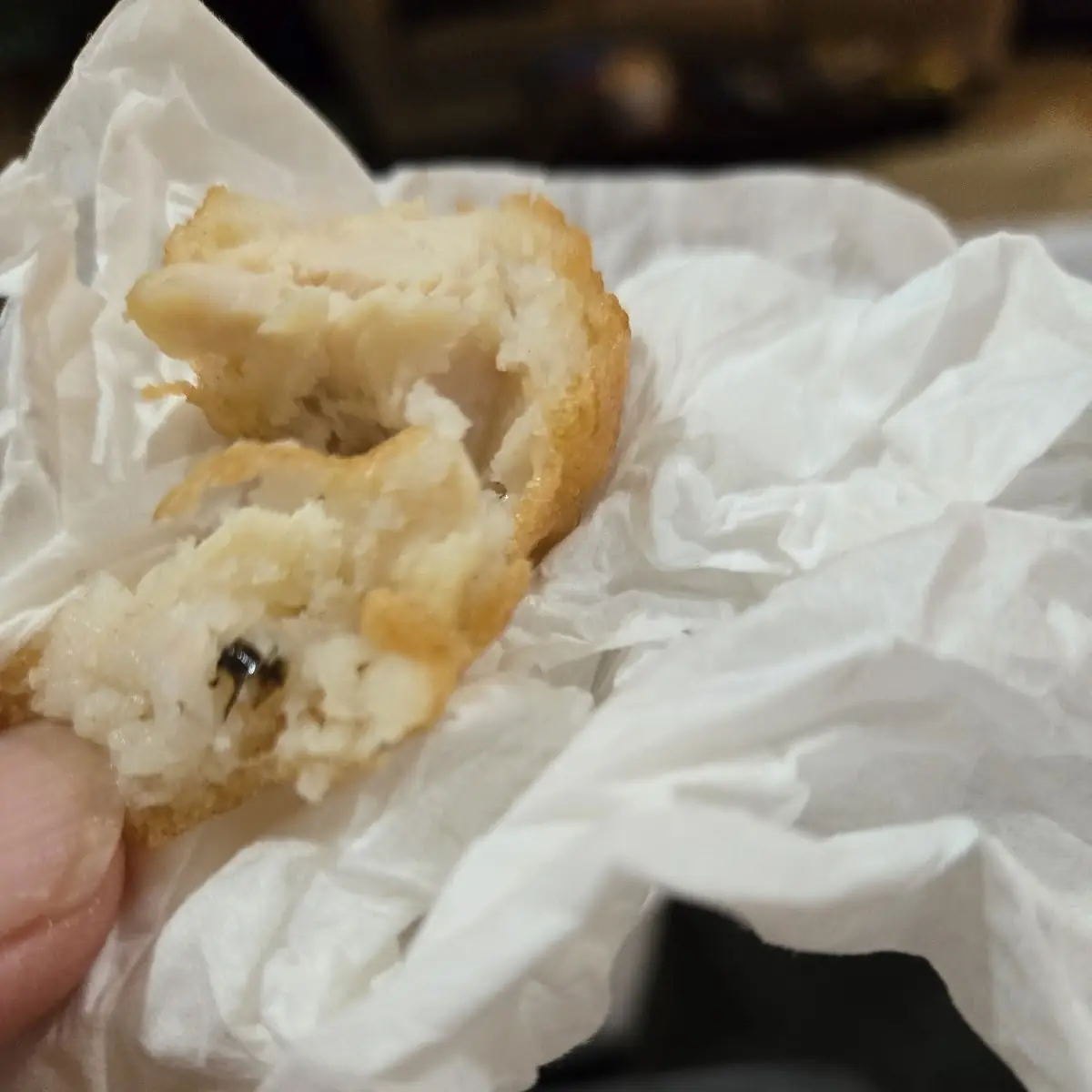 Sweet & Sour Chicken with a Cockroach