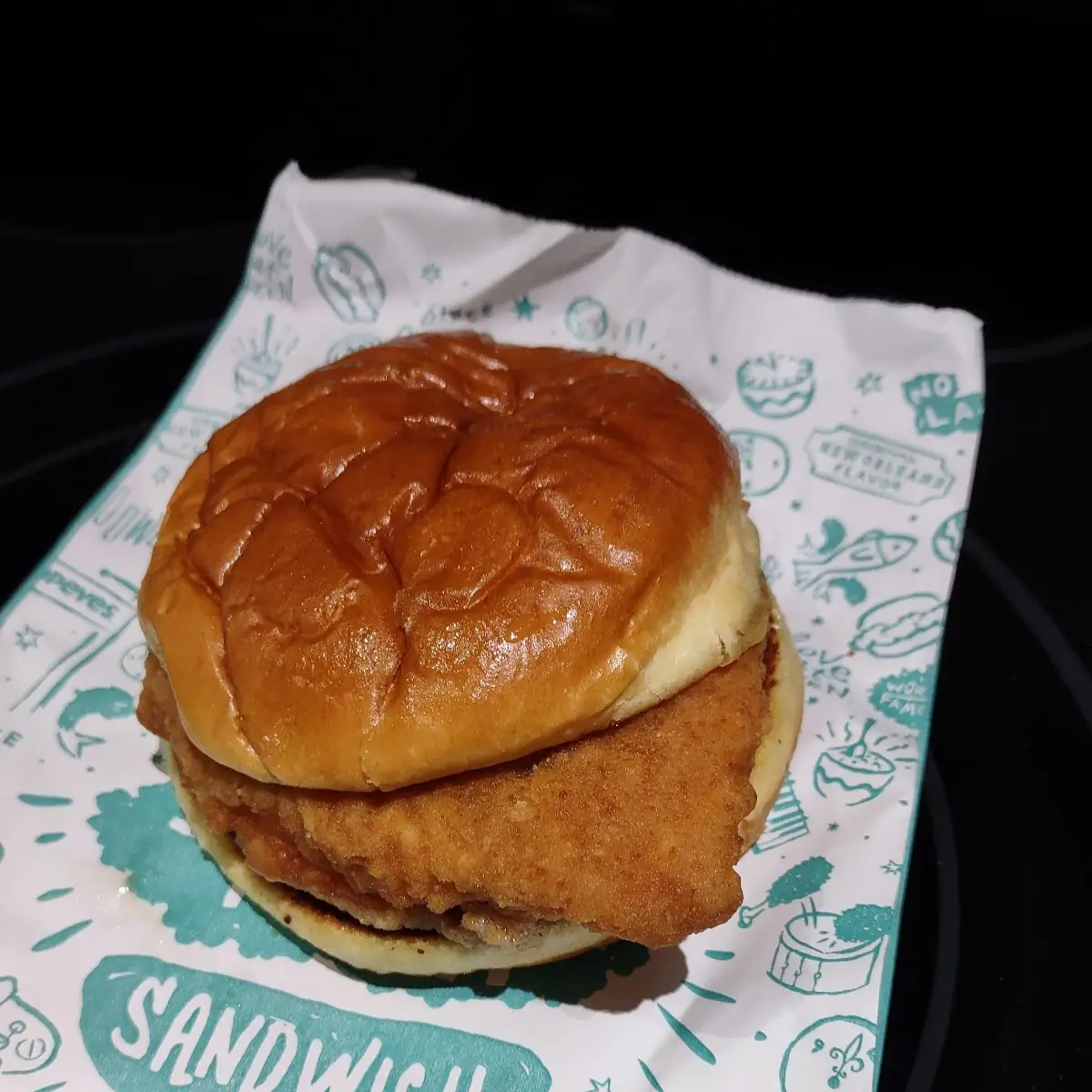 Flounder Fish Sandwich
