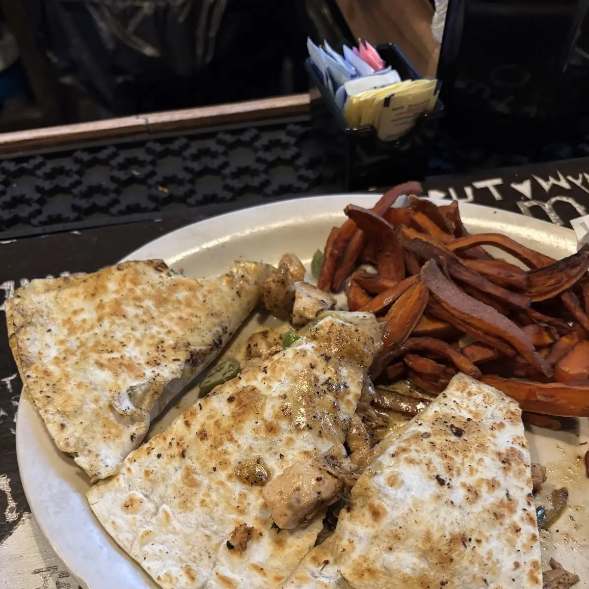 Cheese Quesadilla and Fries