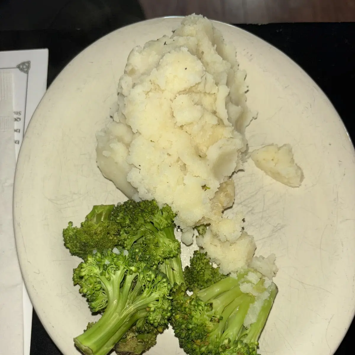 Mashed Potato and Broccoli Side