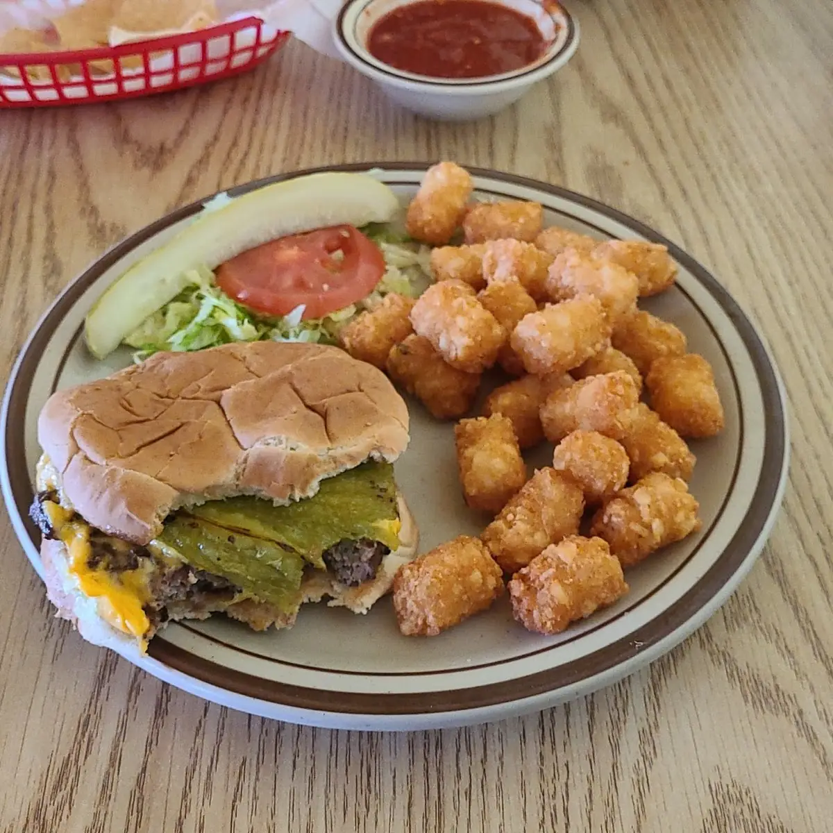 Green Pepper Hamberger