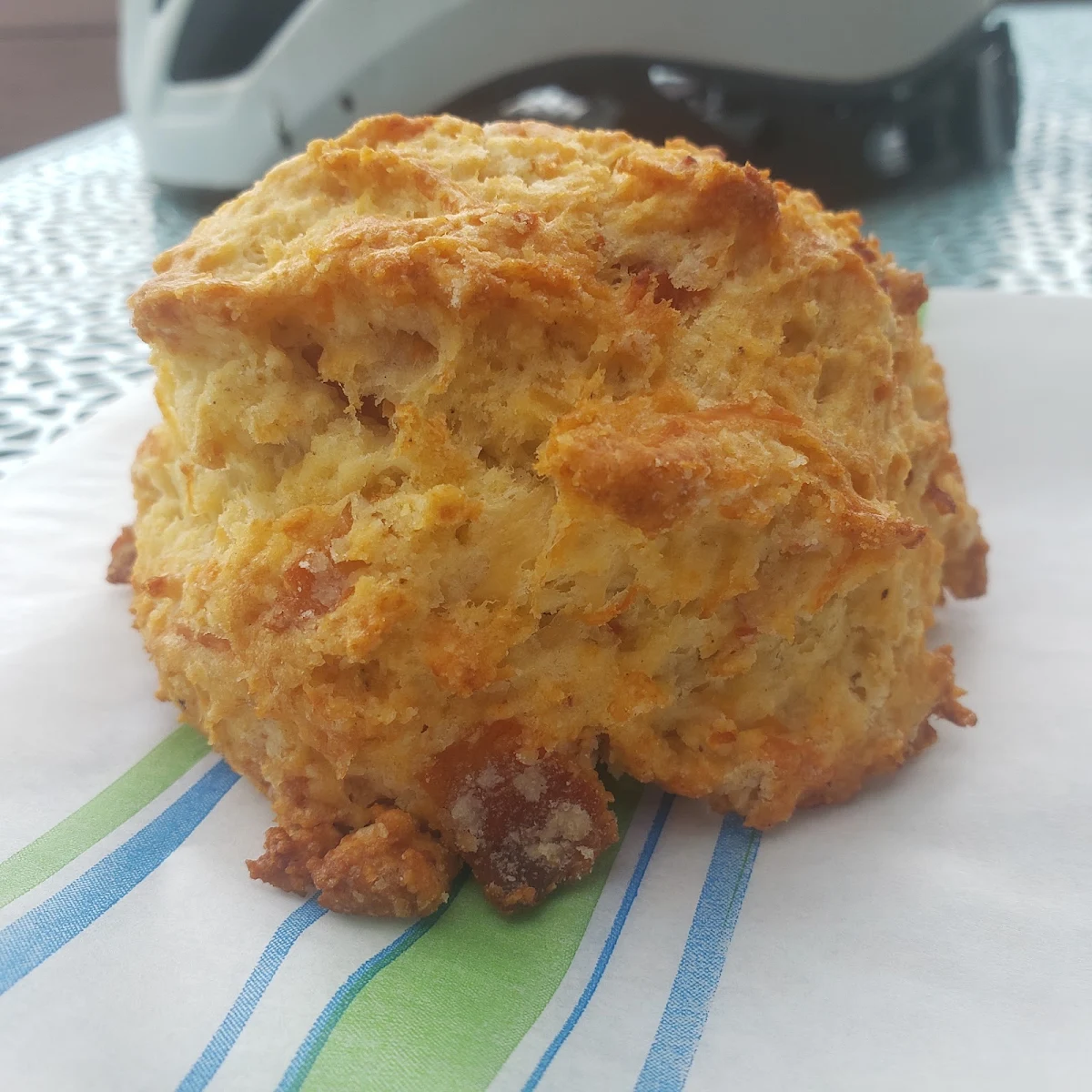 Black Pepper Bacon Asiago Scone