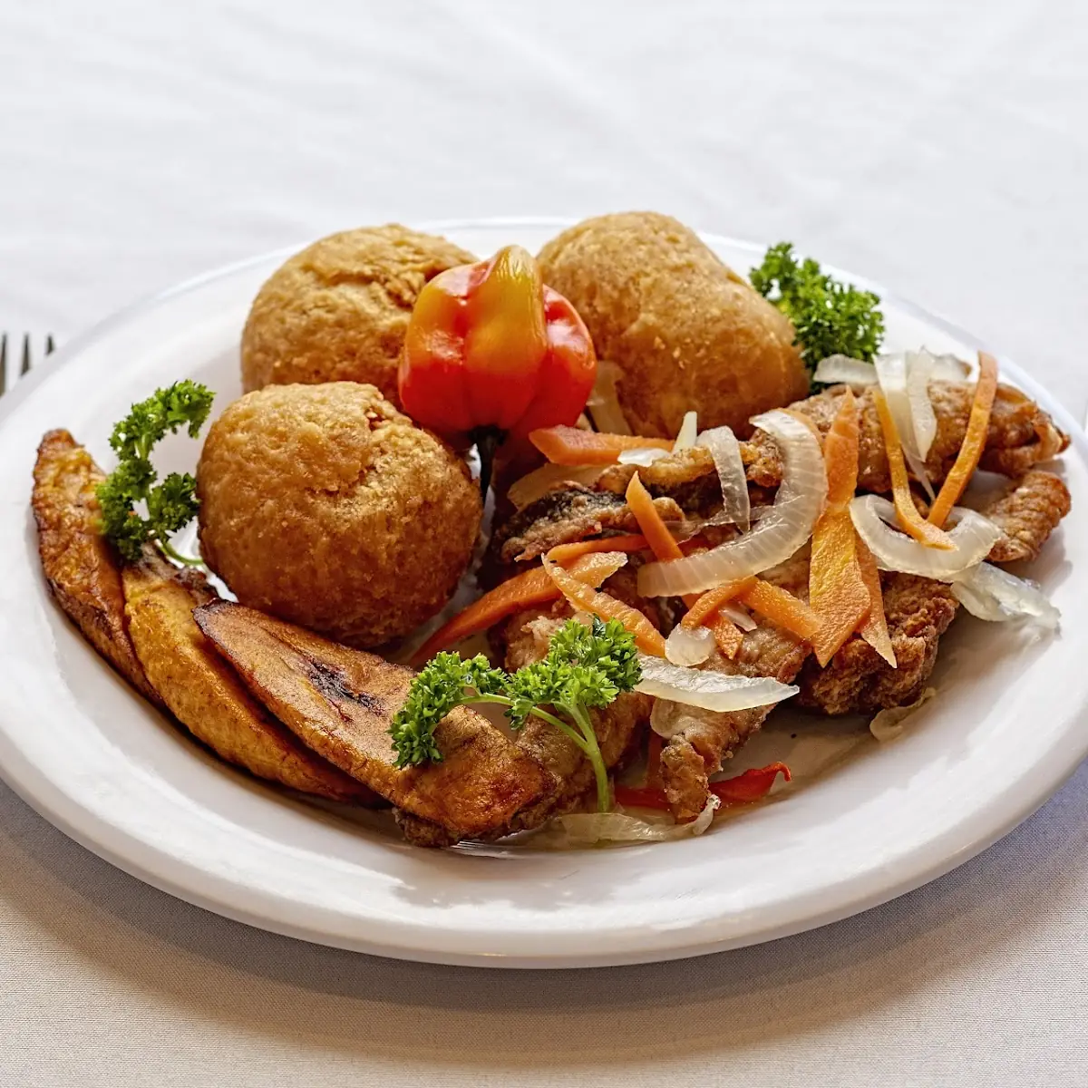 Escovitch Whiting Fish and Fries