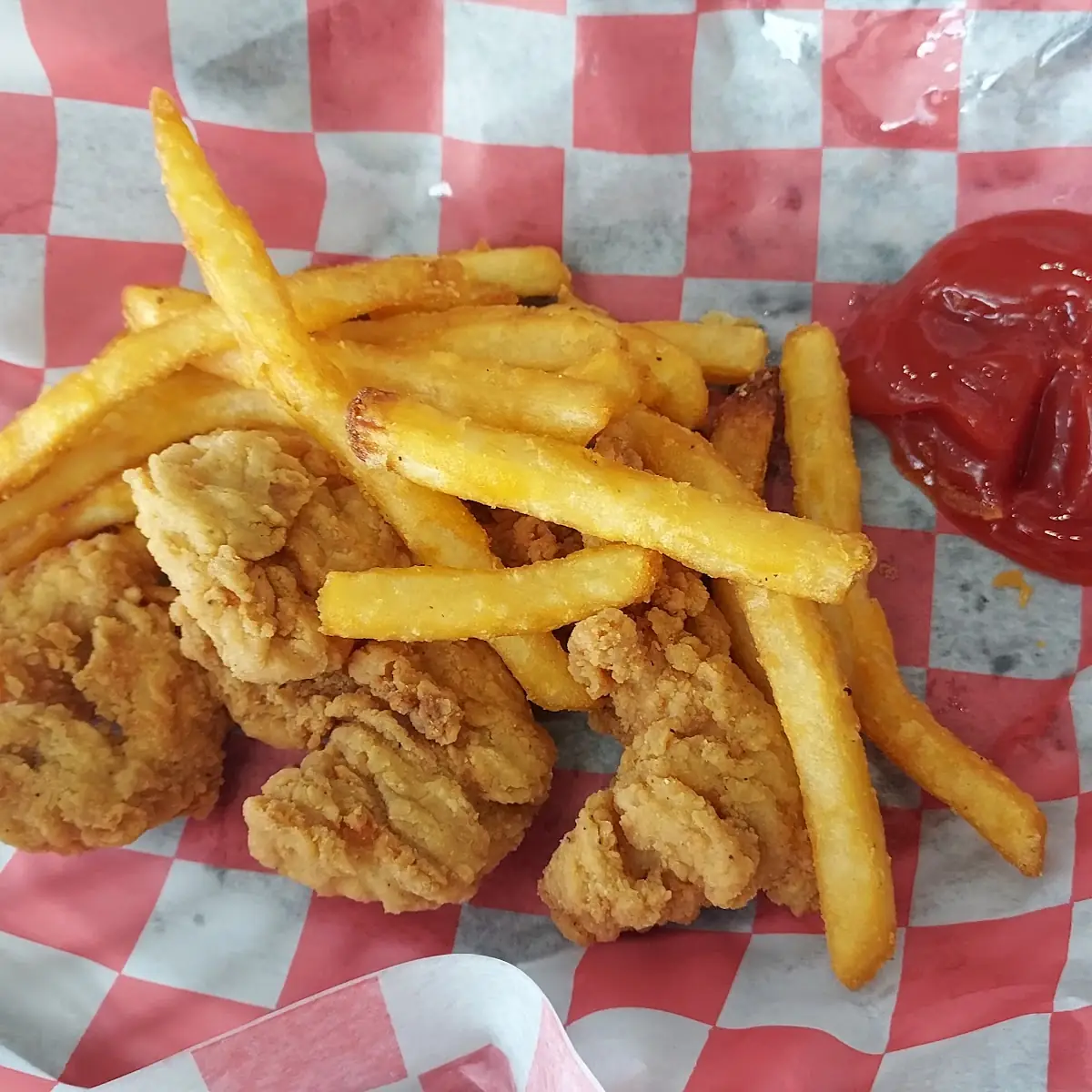 Chicken Strips and Fries