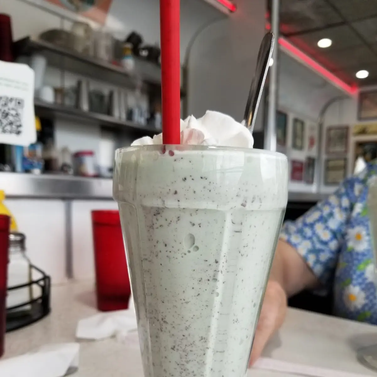 Chocolate Chip Mint Milk Shake