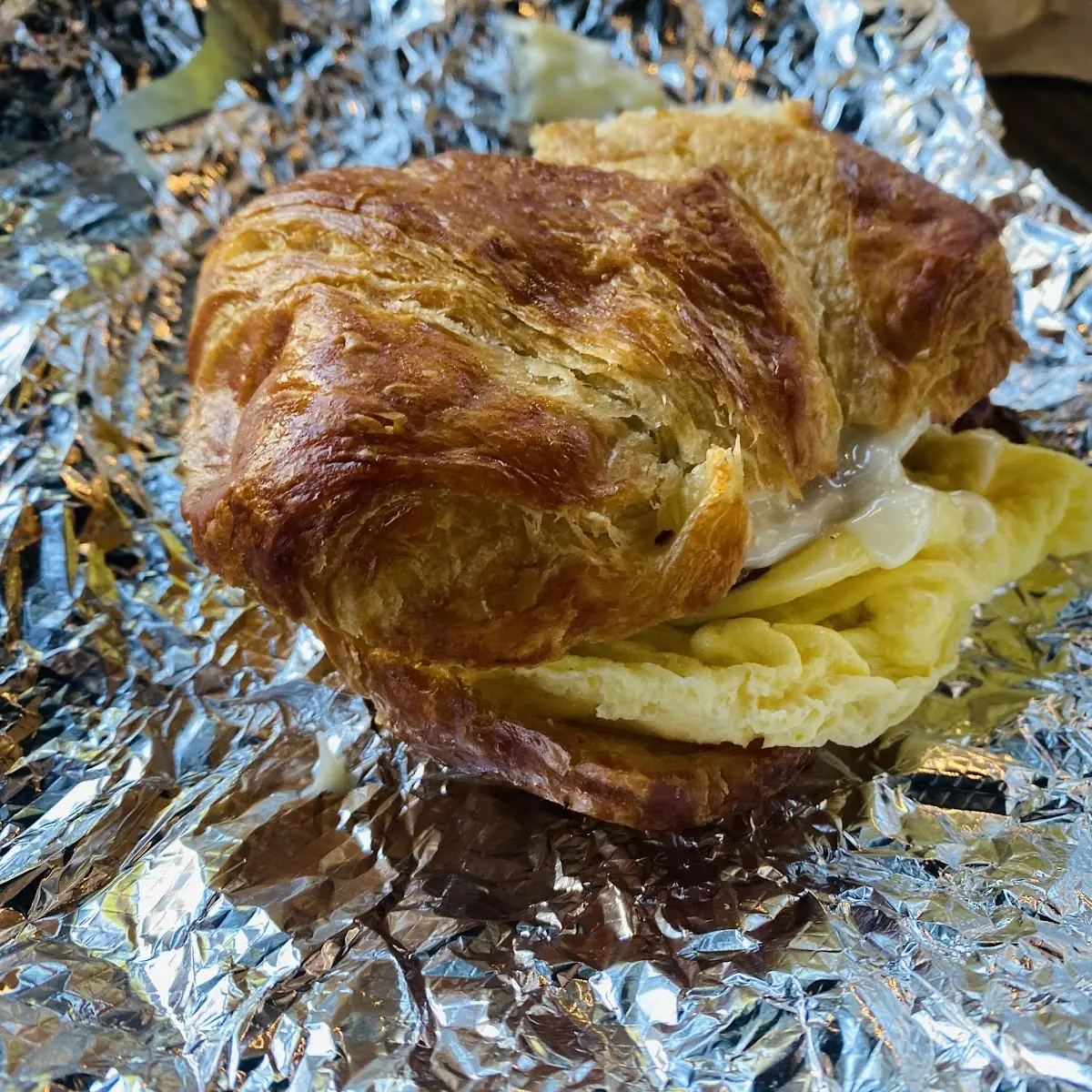 Sausage Egg and Cheese Croissant