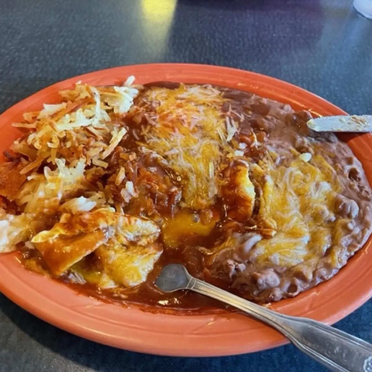 Cheese Enchilada & Relleno Plate