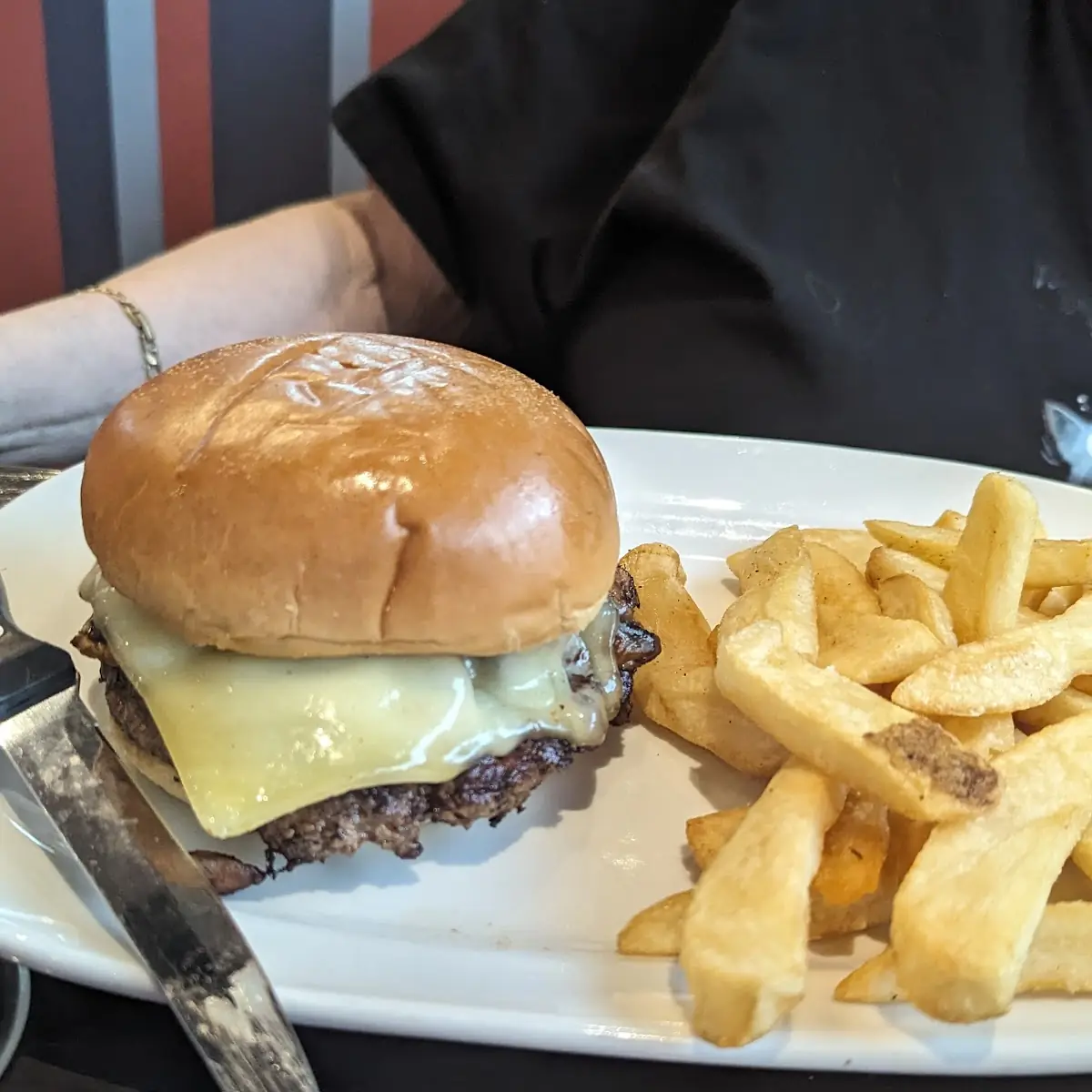 Mushroom Swiss Burger