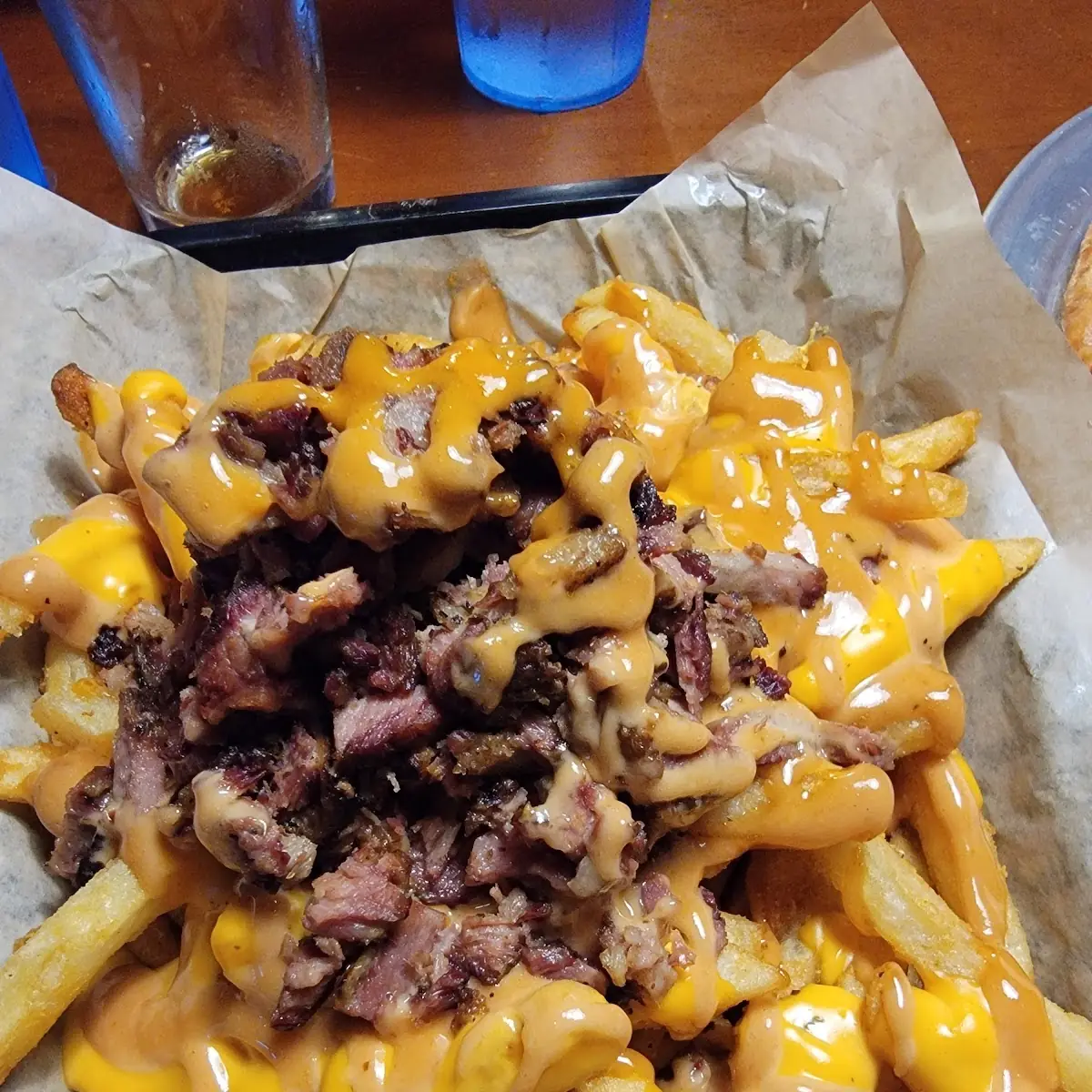 Brisket 'N' Beer Cheese Fries