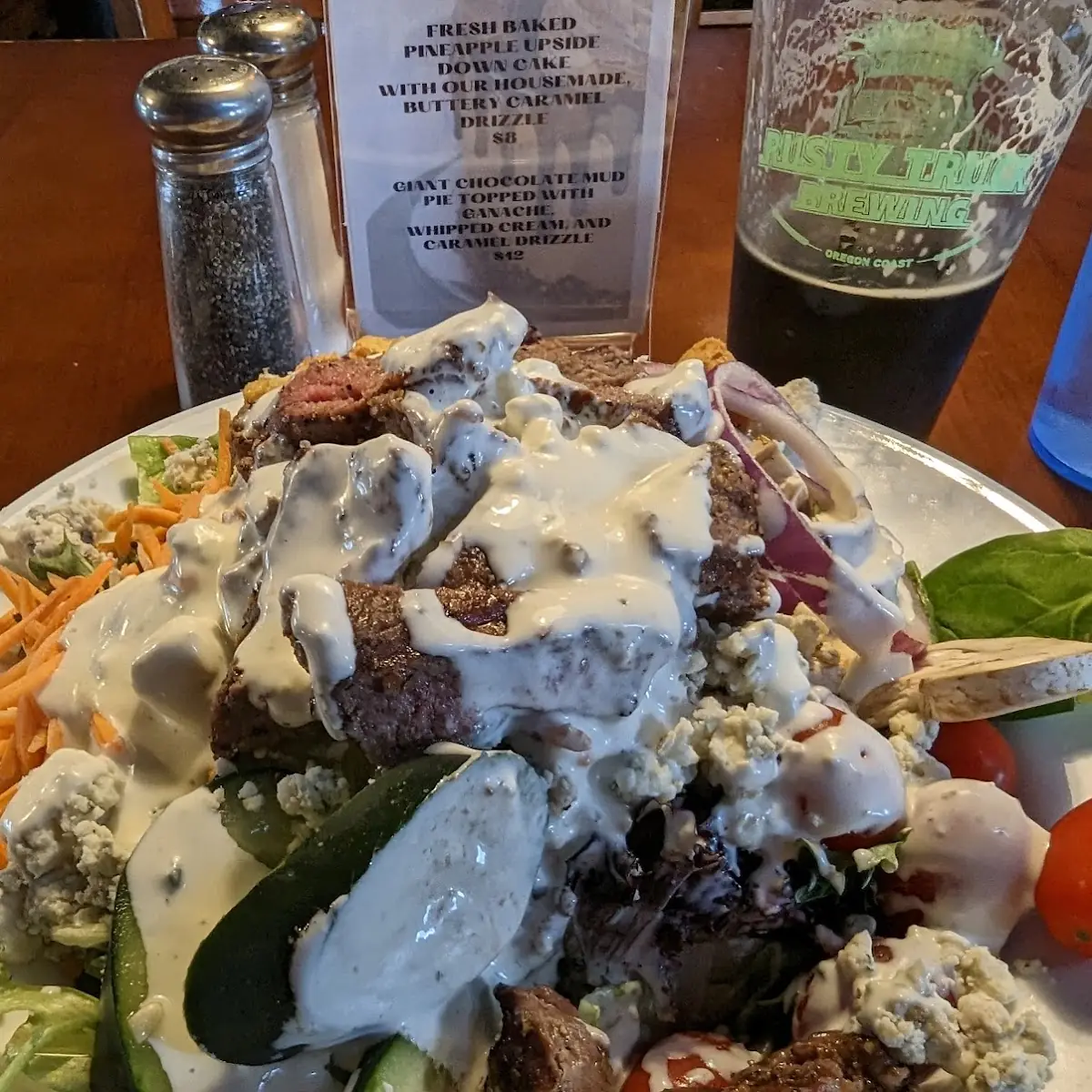 Steak and Blue Salad