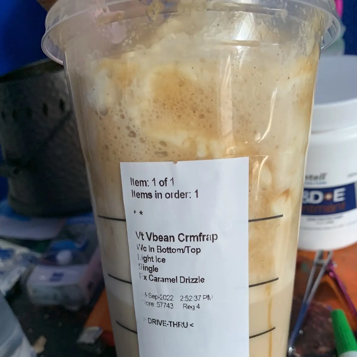 Vanilla Bean Frappuccino