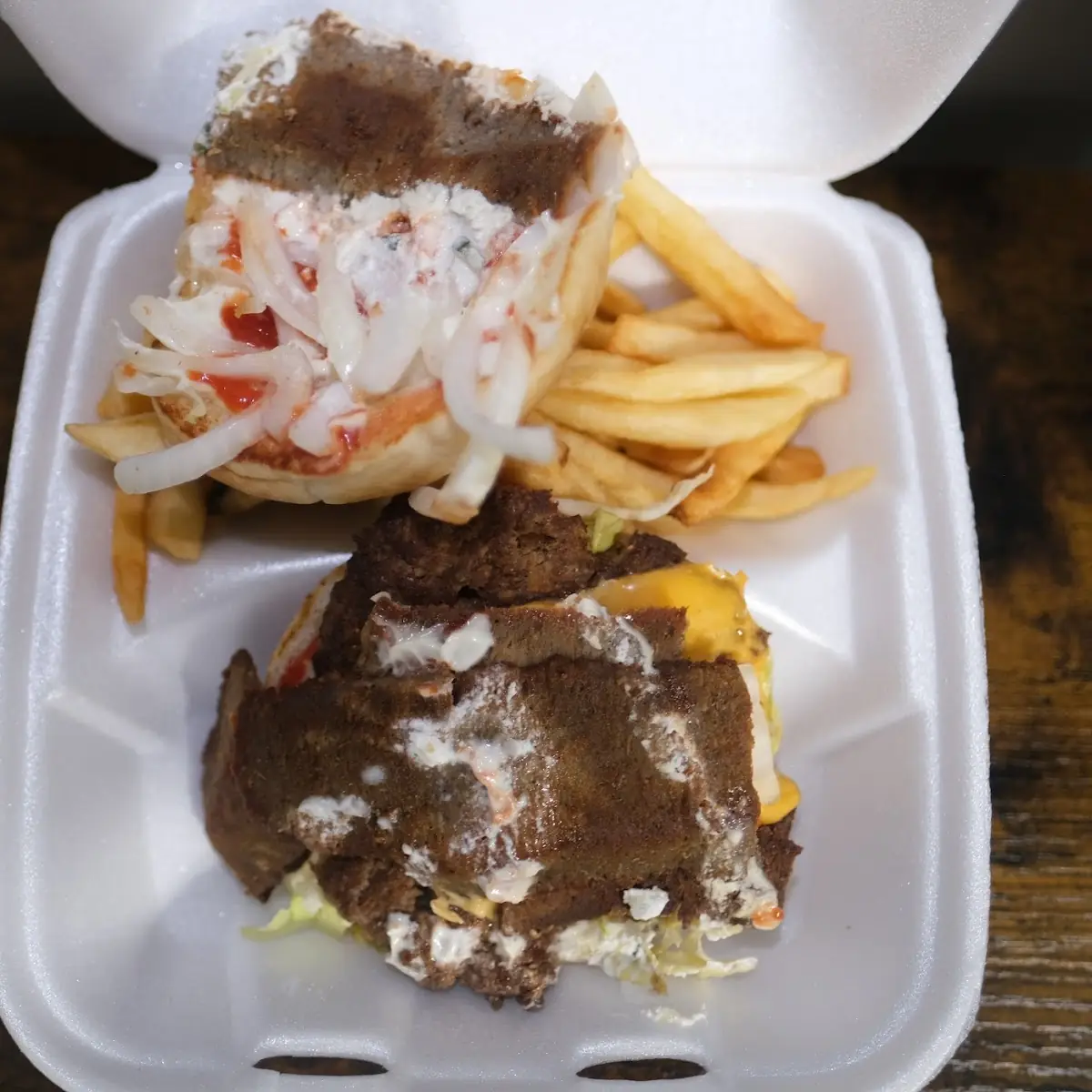 Gyro Cheese Burger