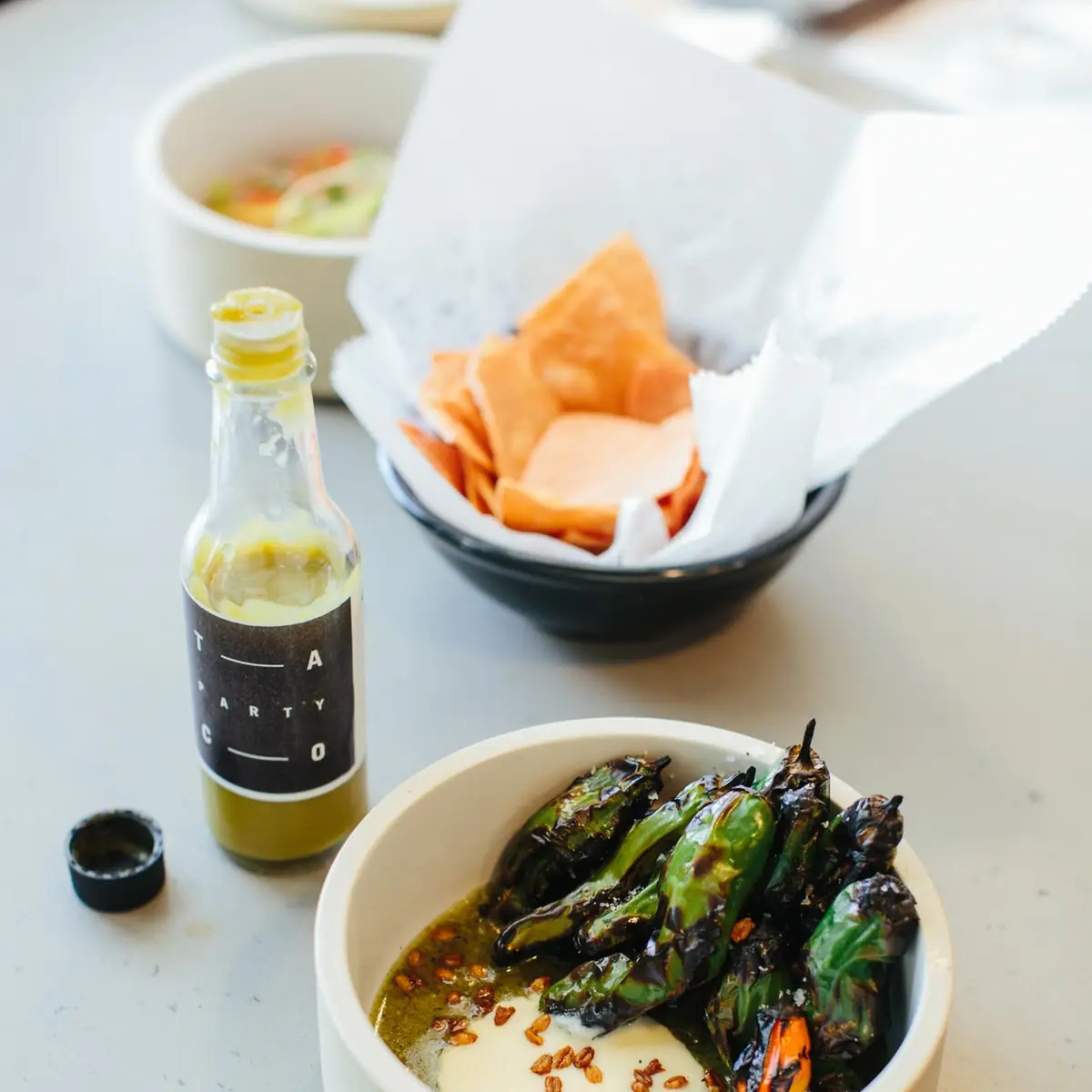 Blistered Shishito Peppers