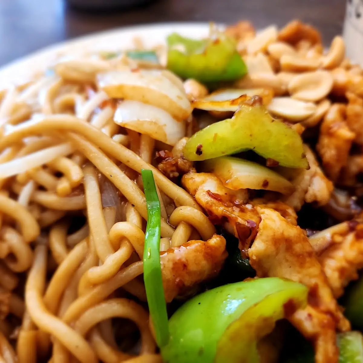Lunch Combo Kung Pao Chicken Chow Mein