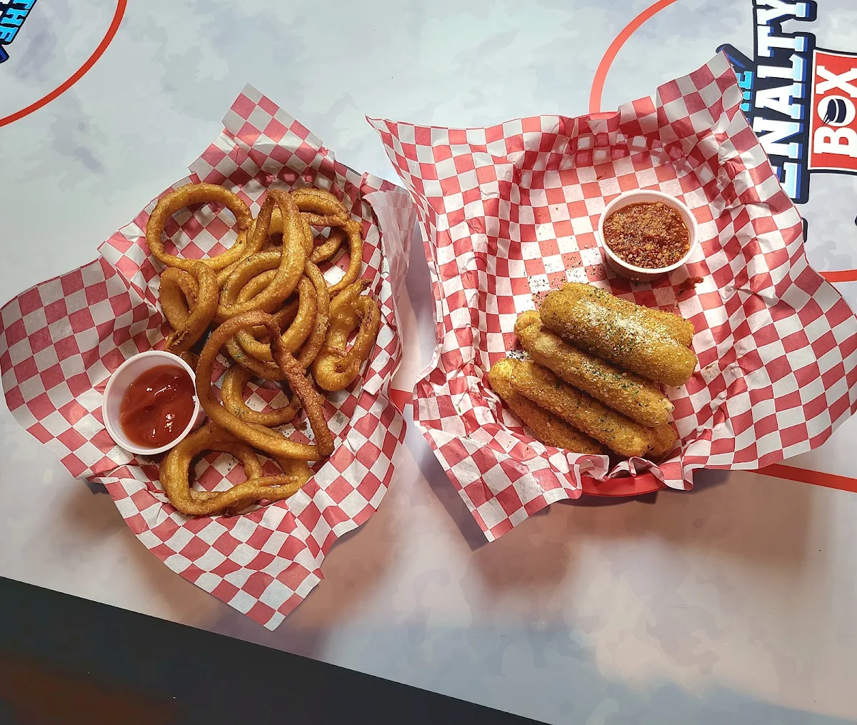 Onion Rings & Cheese Sticks