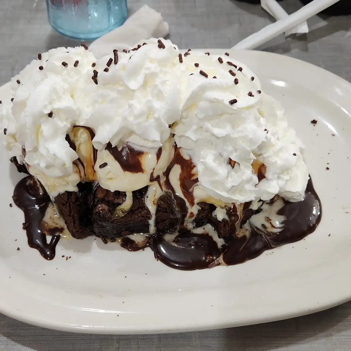 Caramel Brownie Sundae