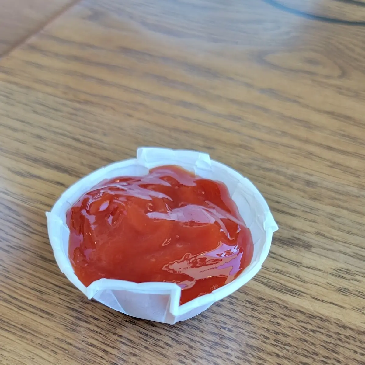 Ketchup in an Expanded Container