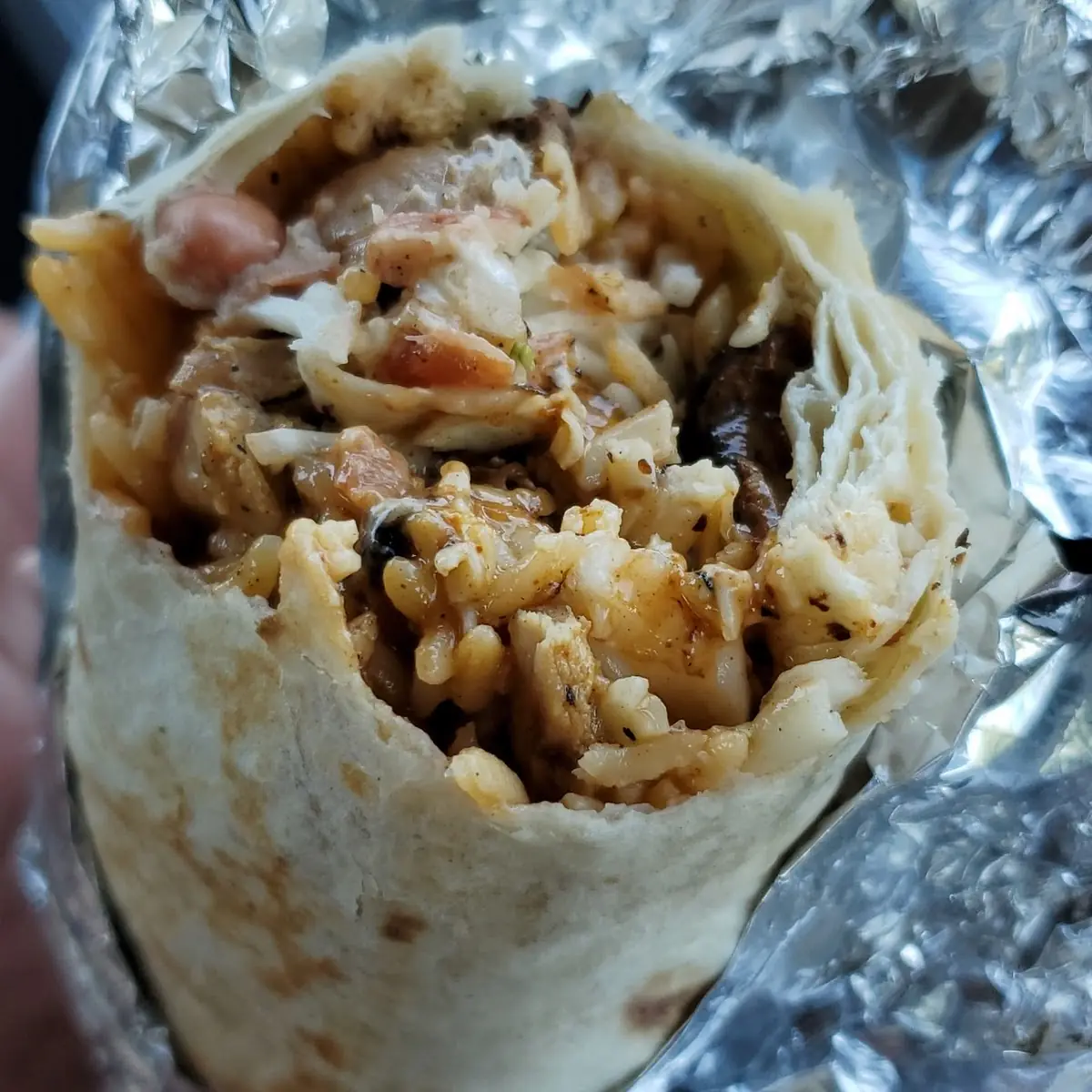 Chipotle Chicken Avocado Burrito