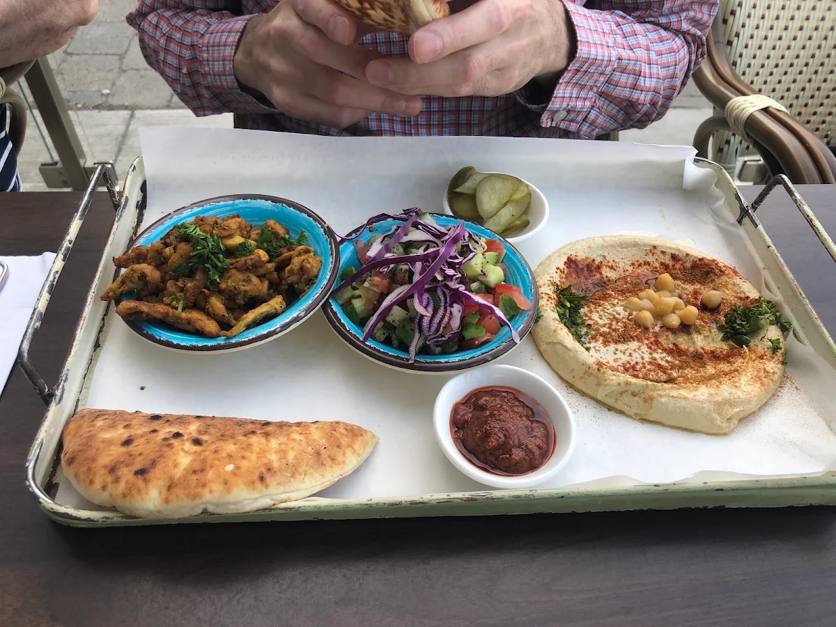 Chicken Shawarma Plate, Cafe Landwer