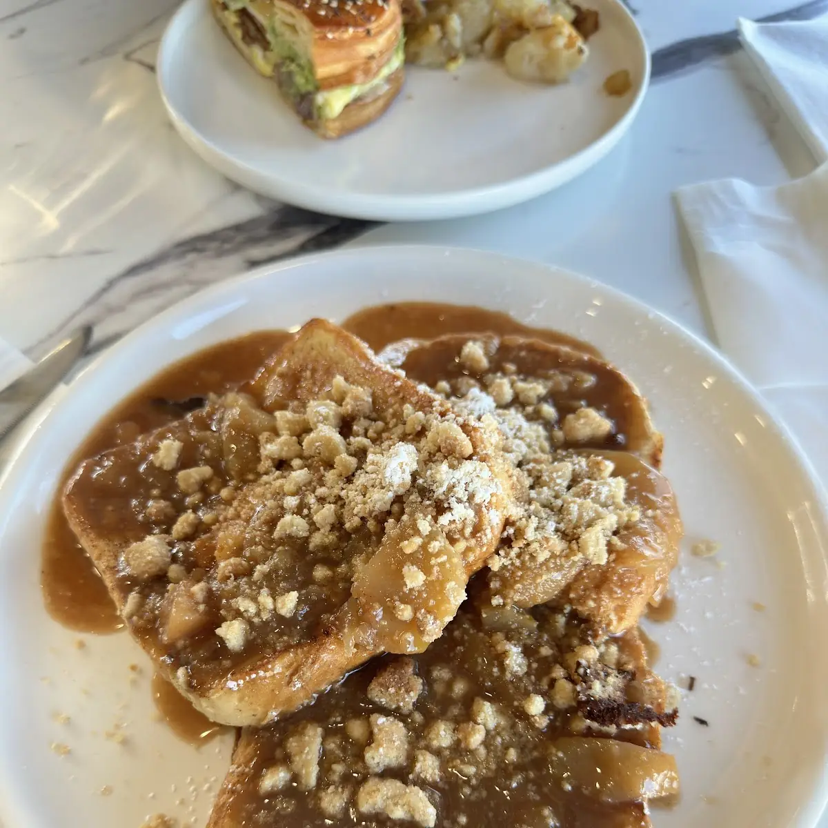 Apple Cobbler French Toast