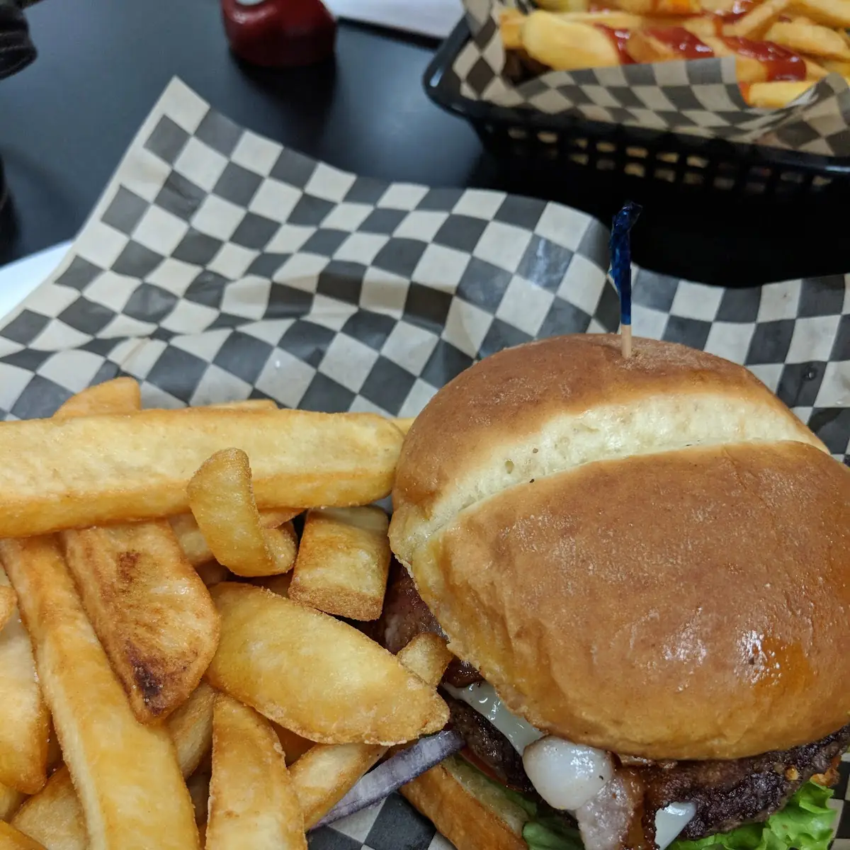 Swiss Bacon Cheeseburger