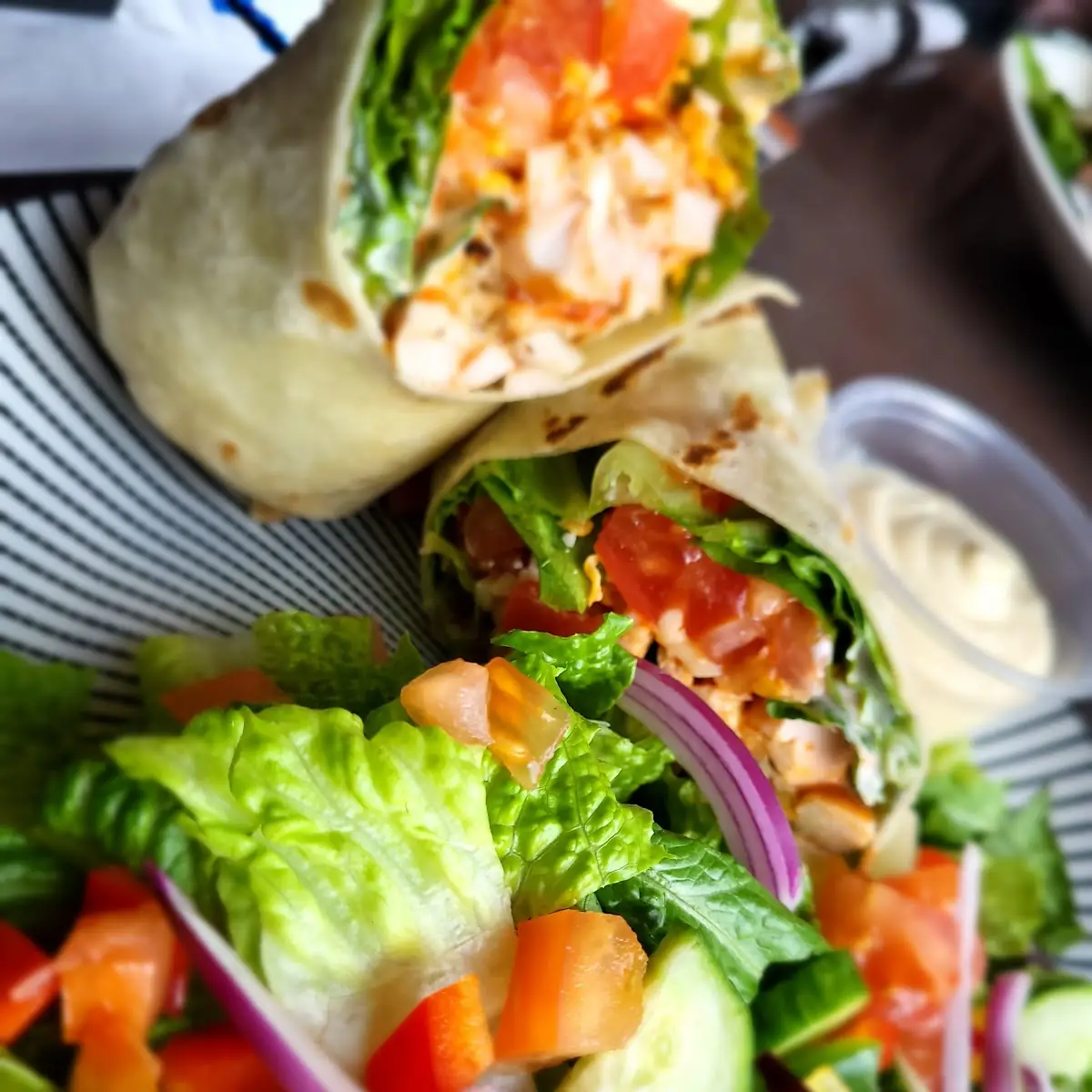Mediterranean Veggie Wrap