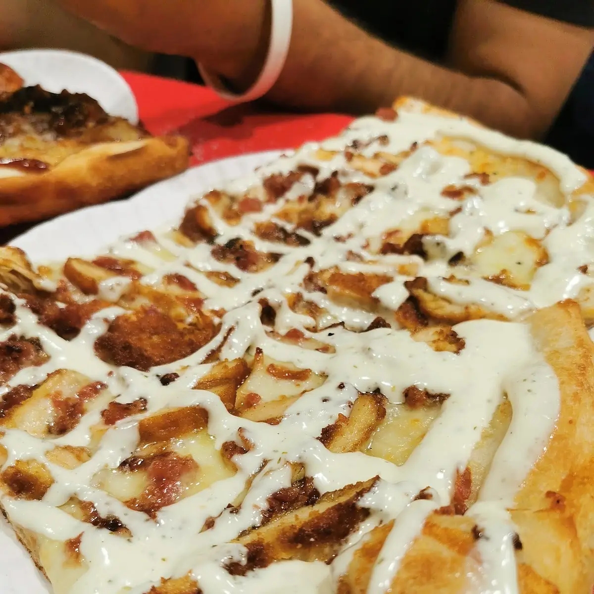 Chicken Bacon Ranch Pizza