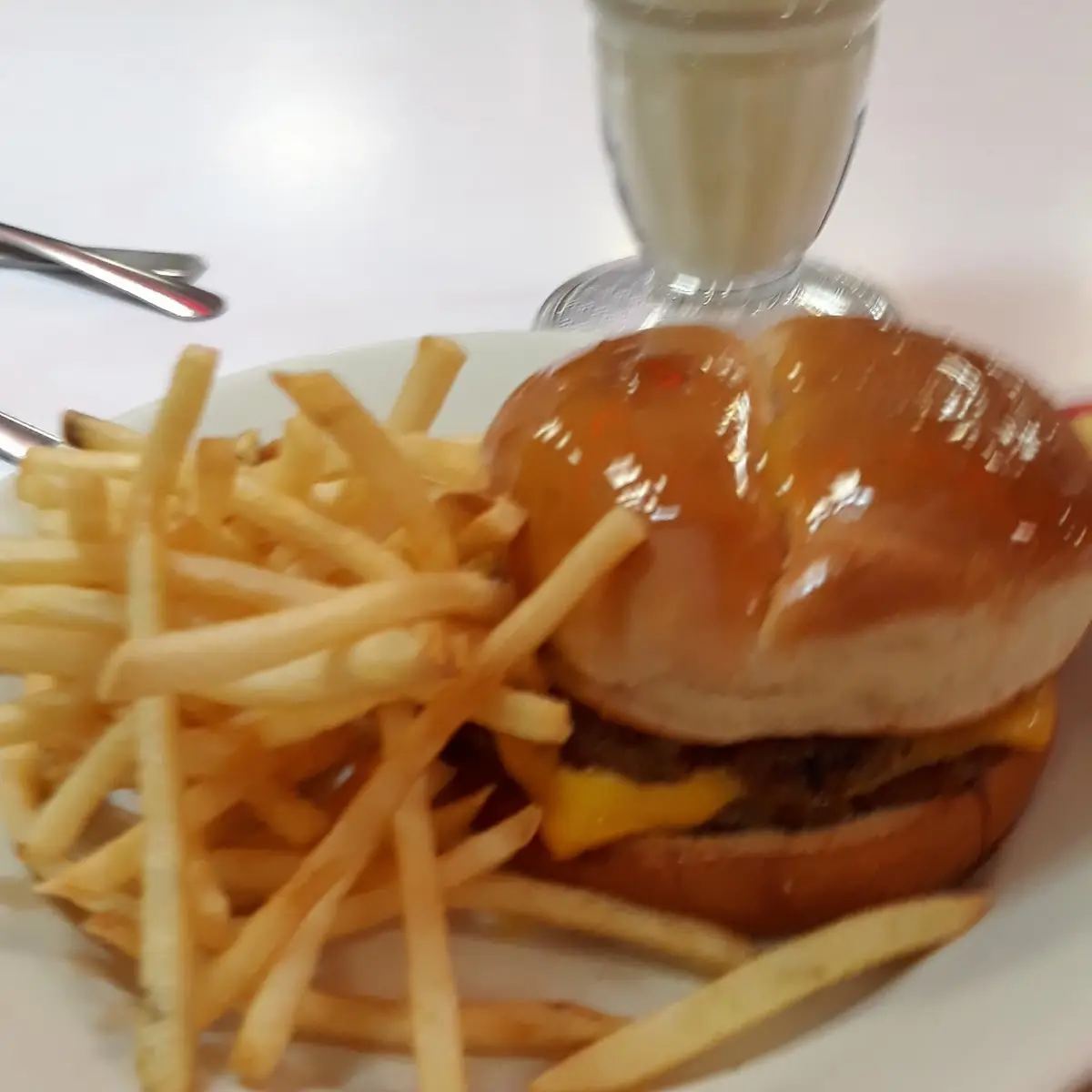 Double Cheese Garlic Steak Burger