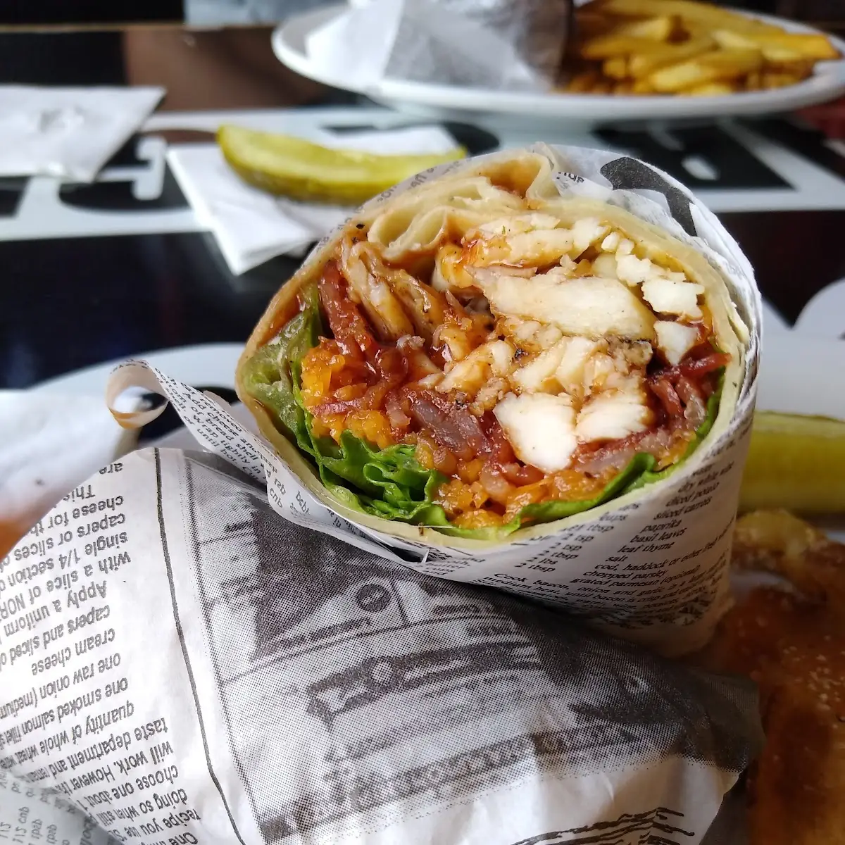 BBQ Chicken Bacon Wrap