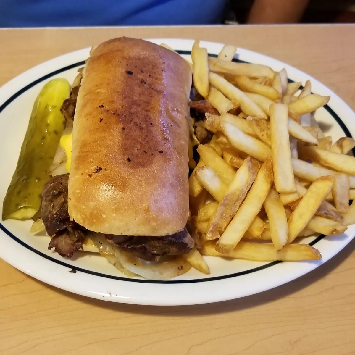 Grilled Philly Cheese Steak Sandwich
