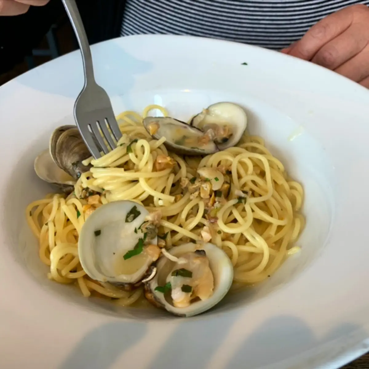 Spaghetti White Clam Sauce