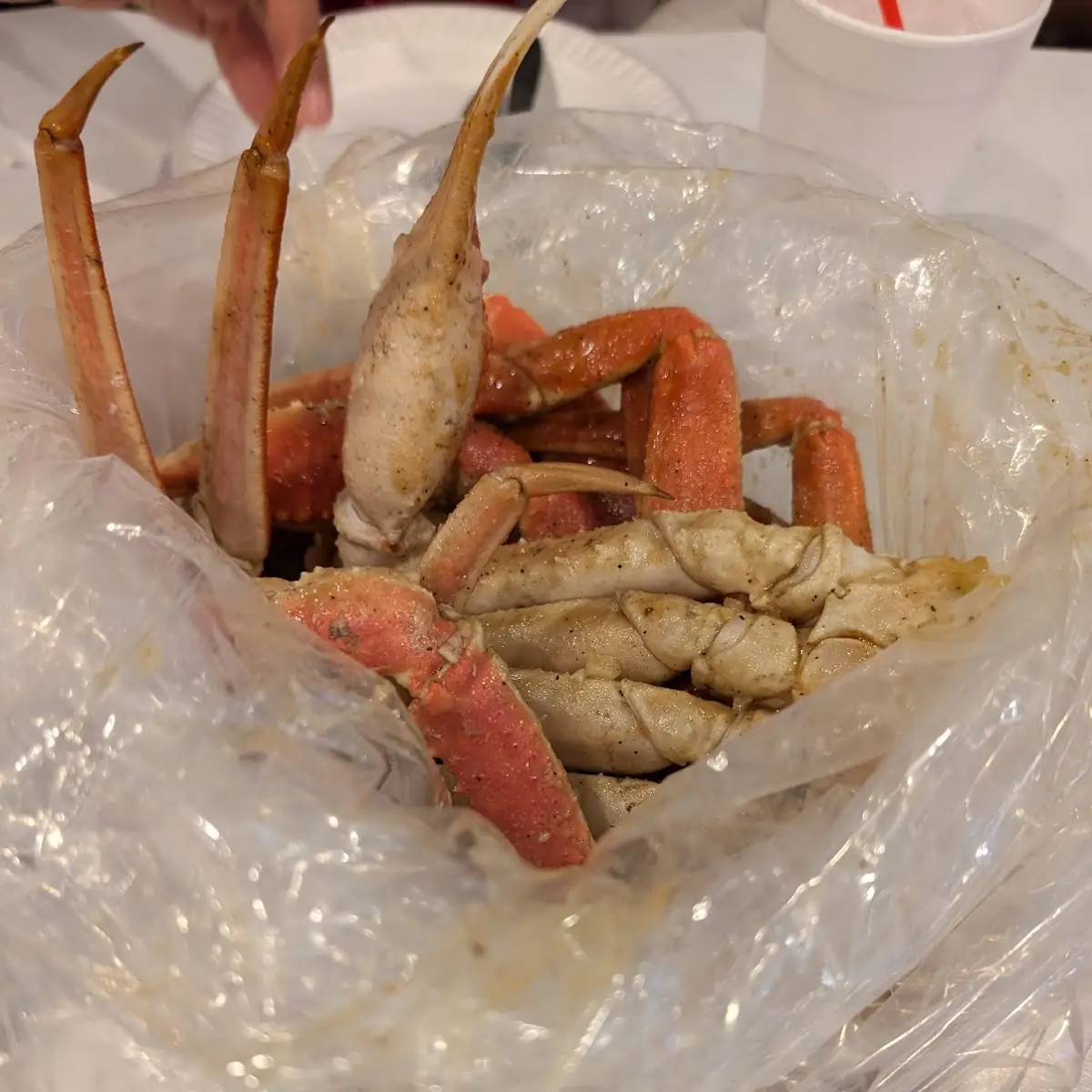 Snow Crab Leg Clam 3 Drinks