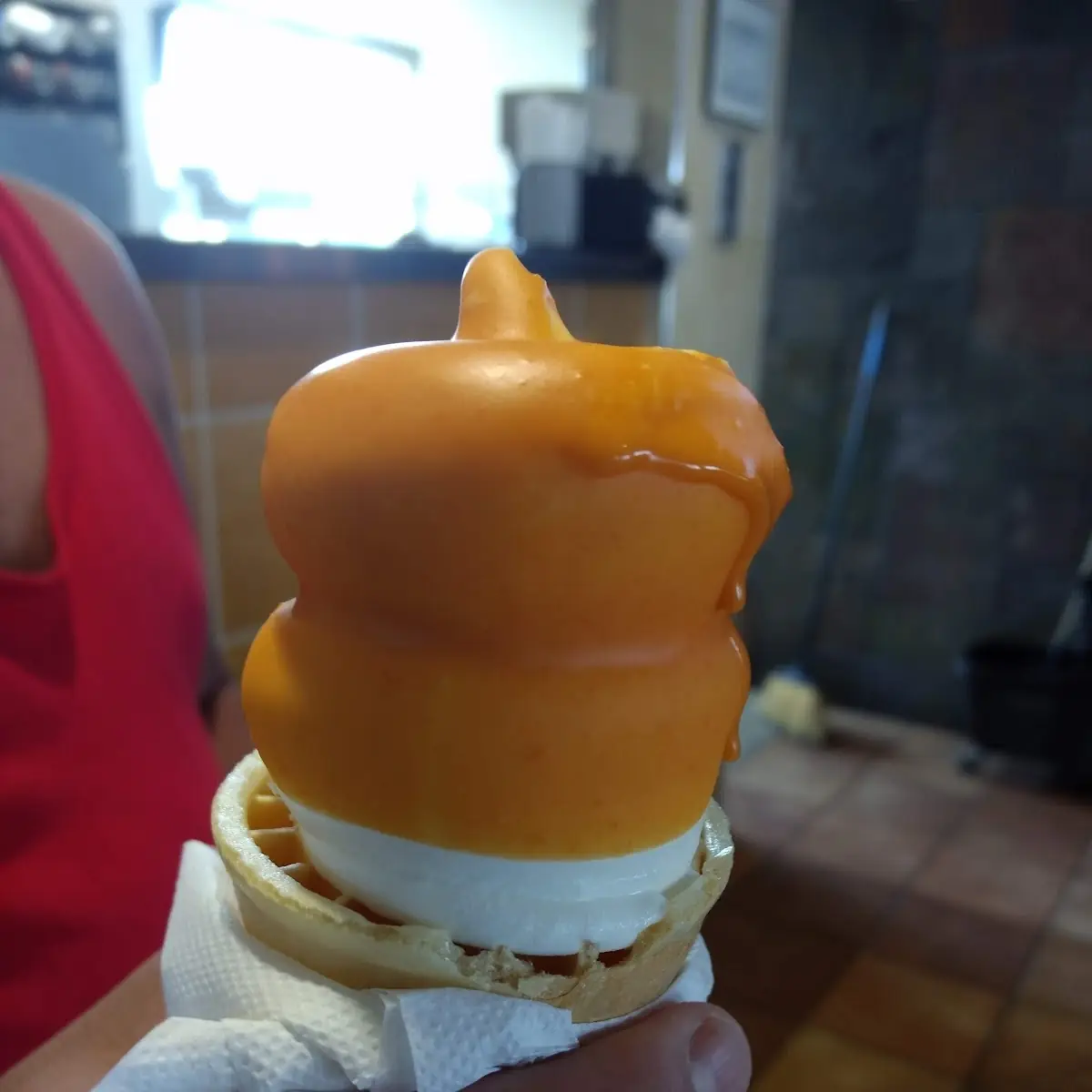Butterscotch Dipped Cone