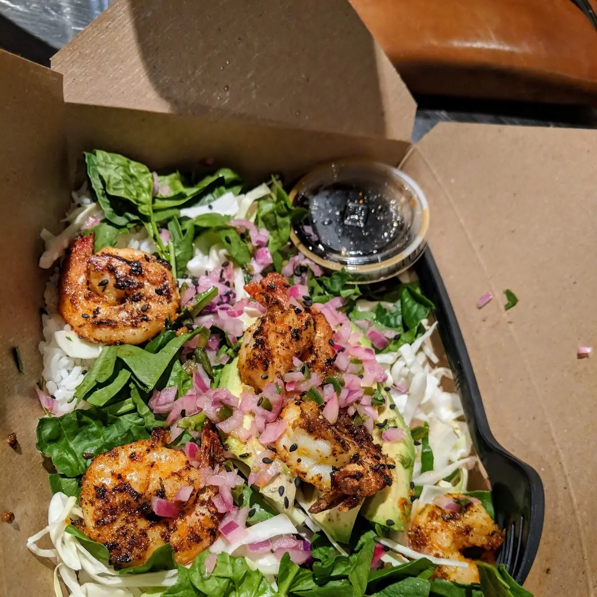 Blackened Shrimp Rice Bowl