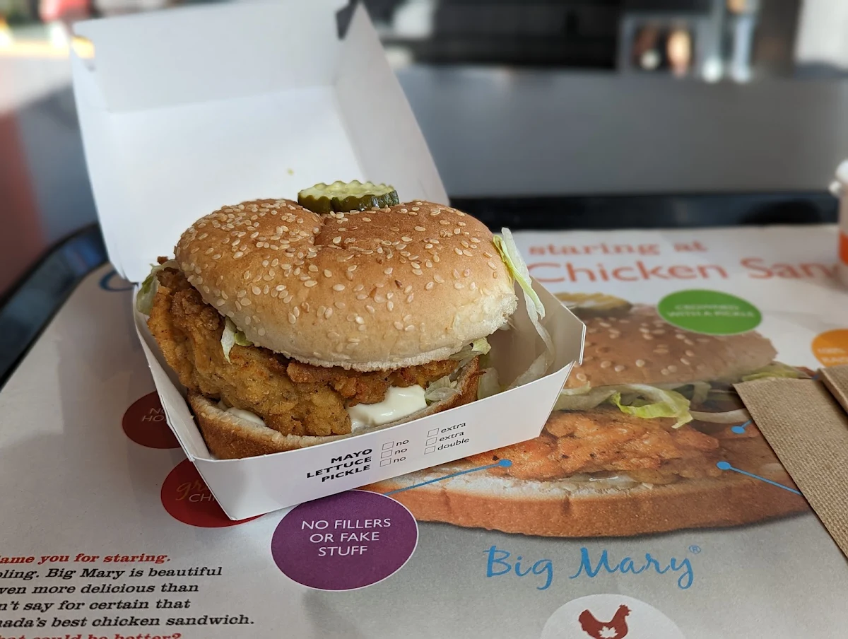 Big Mary's Original Sandwich, Mary Brown's Chicken