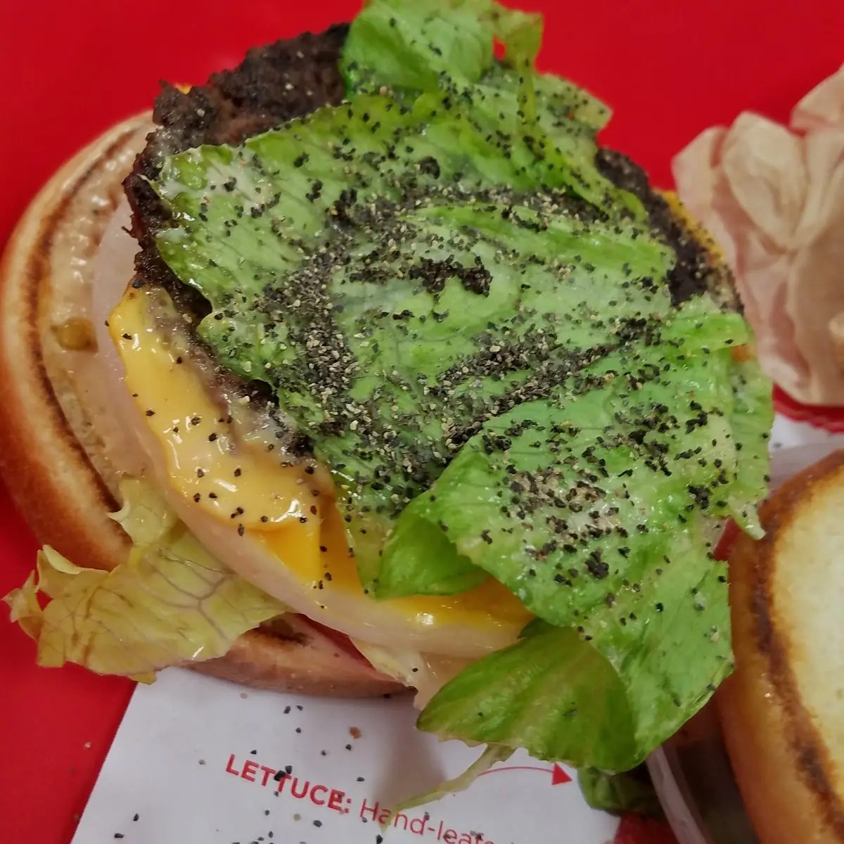 Cheese Burger with Pepper