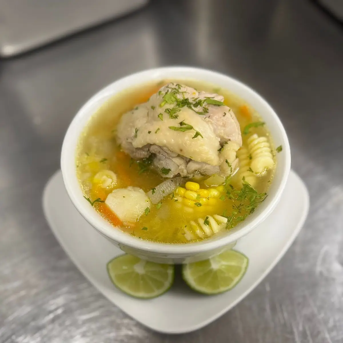 Caldo De Gallina Chicken Stew