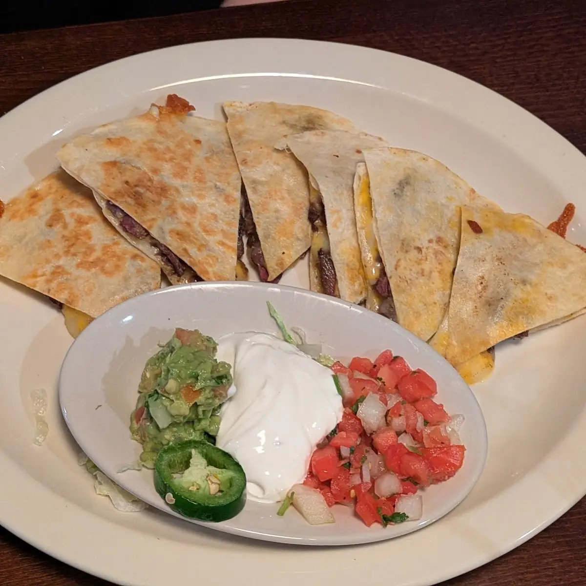 Chicken Quesadilla with Sides
