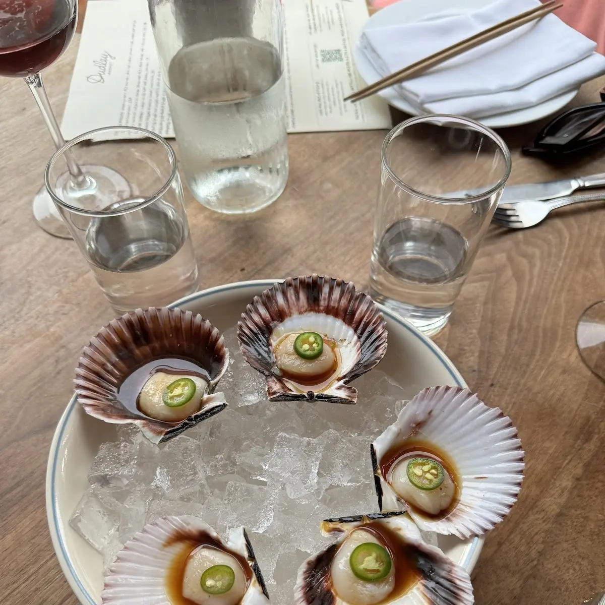 Peruvian Scallops Dressed on Half Shell