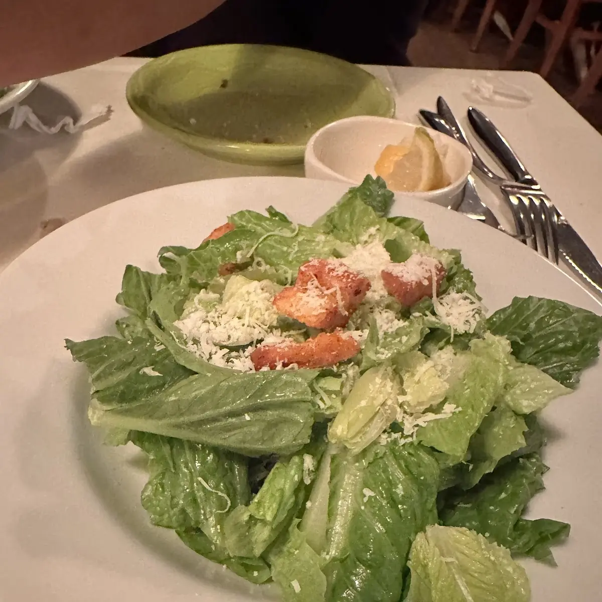 Caesar Salad with Homemade Dressing
