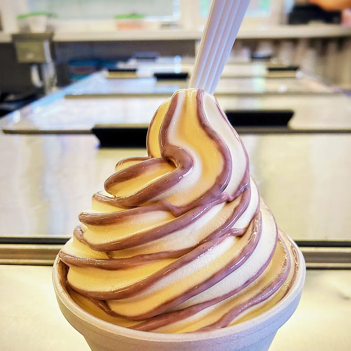 Black Raspberry Soft Serve