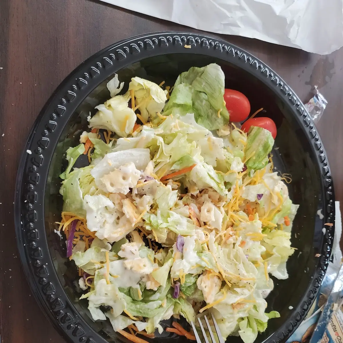 Salad with Ranch
