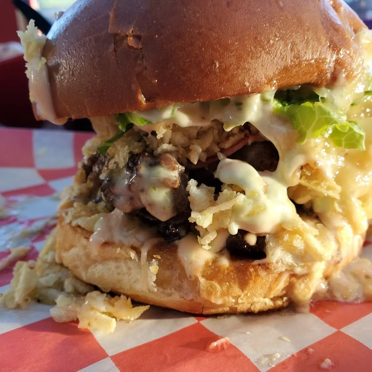 Chicharron Pork Rind Burger