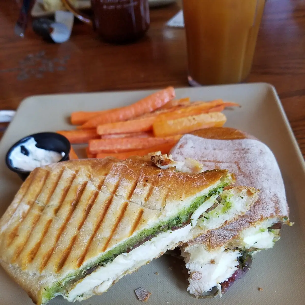 Pesto Chicken Panini