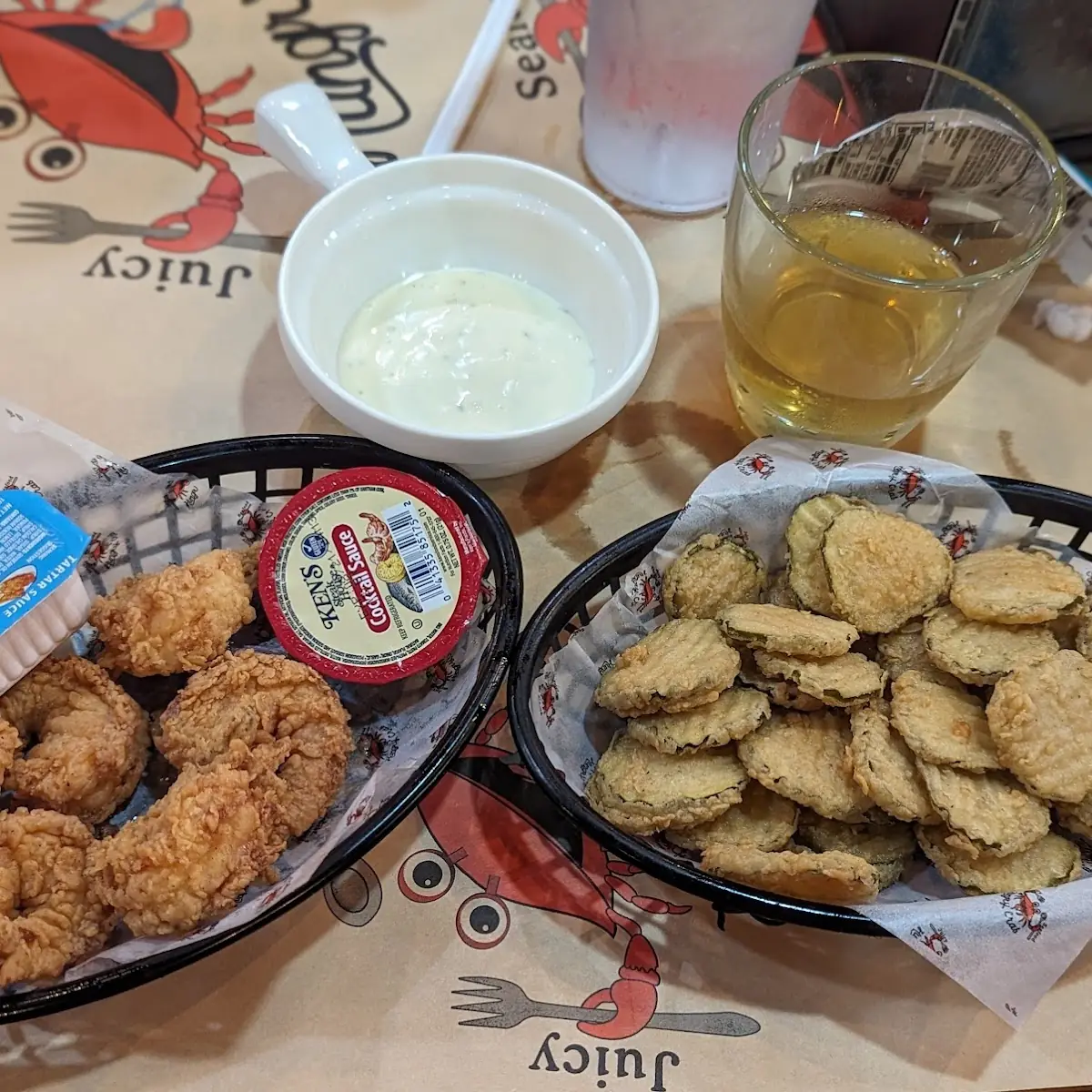 Fried Pickles Fried Jumbo Shrimp