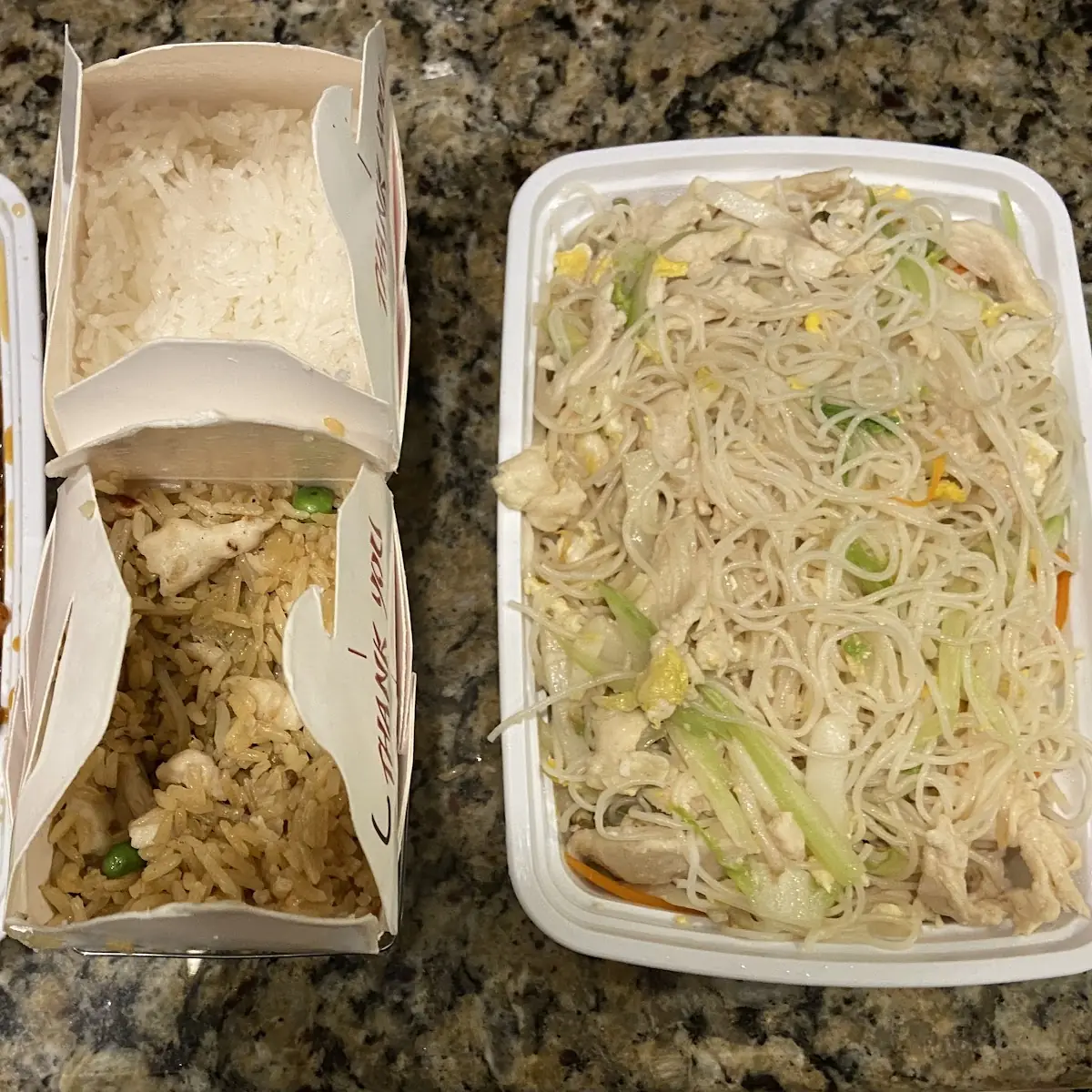 General TSO’S Chicken Chicken Mei Fun Chicken Fried Rice