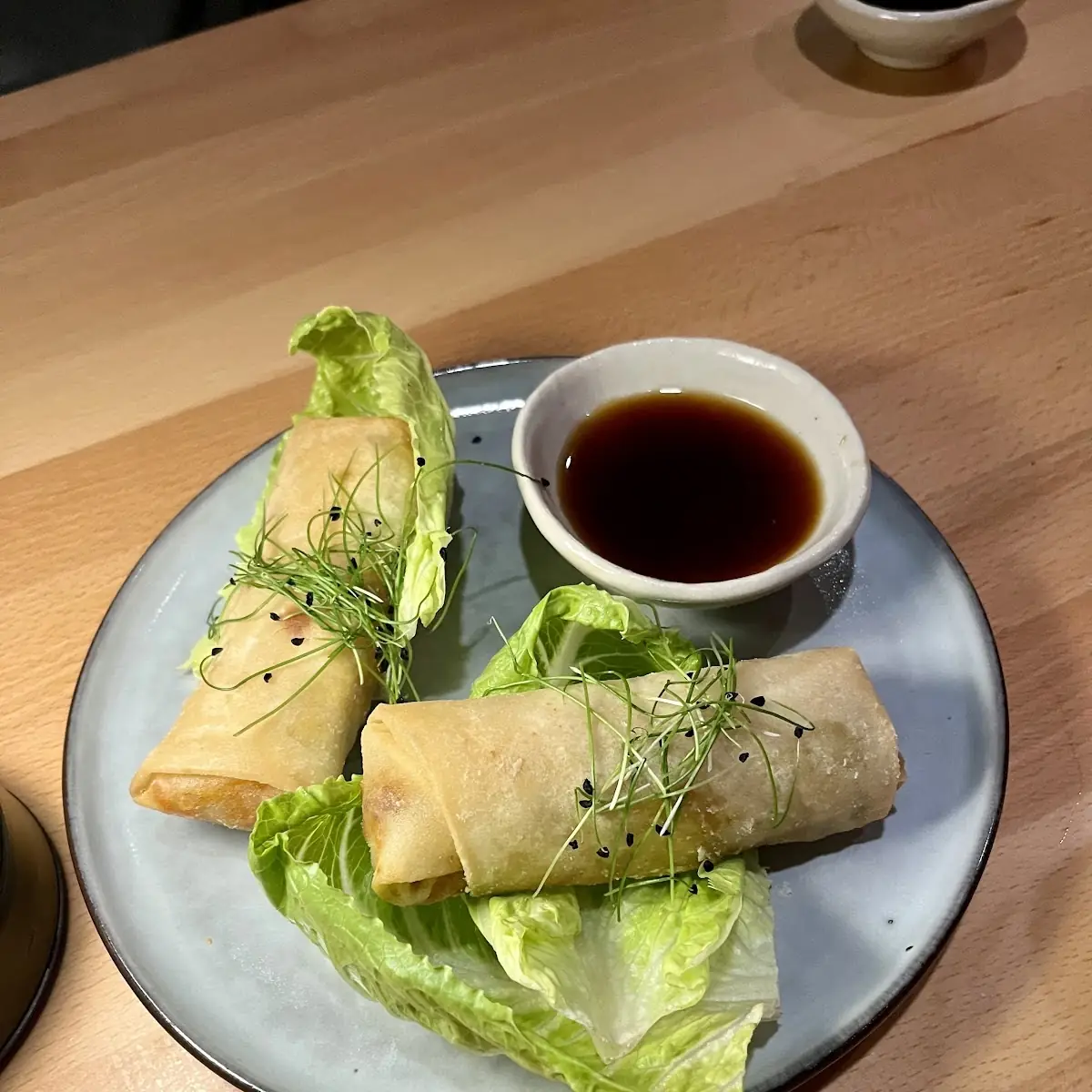 Garlic Pork Spring Rolls