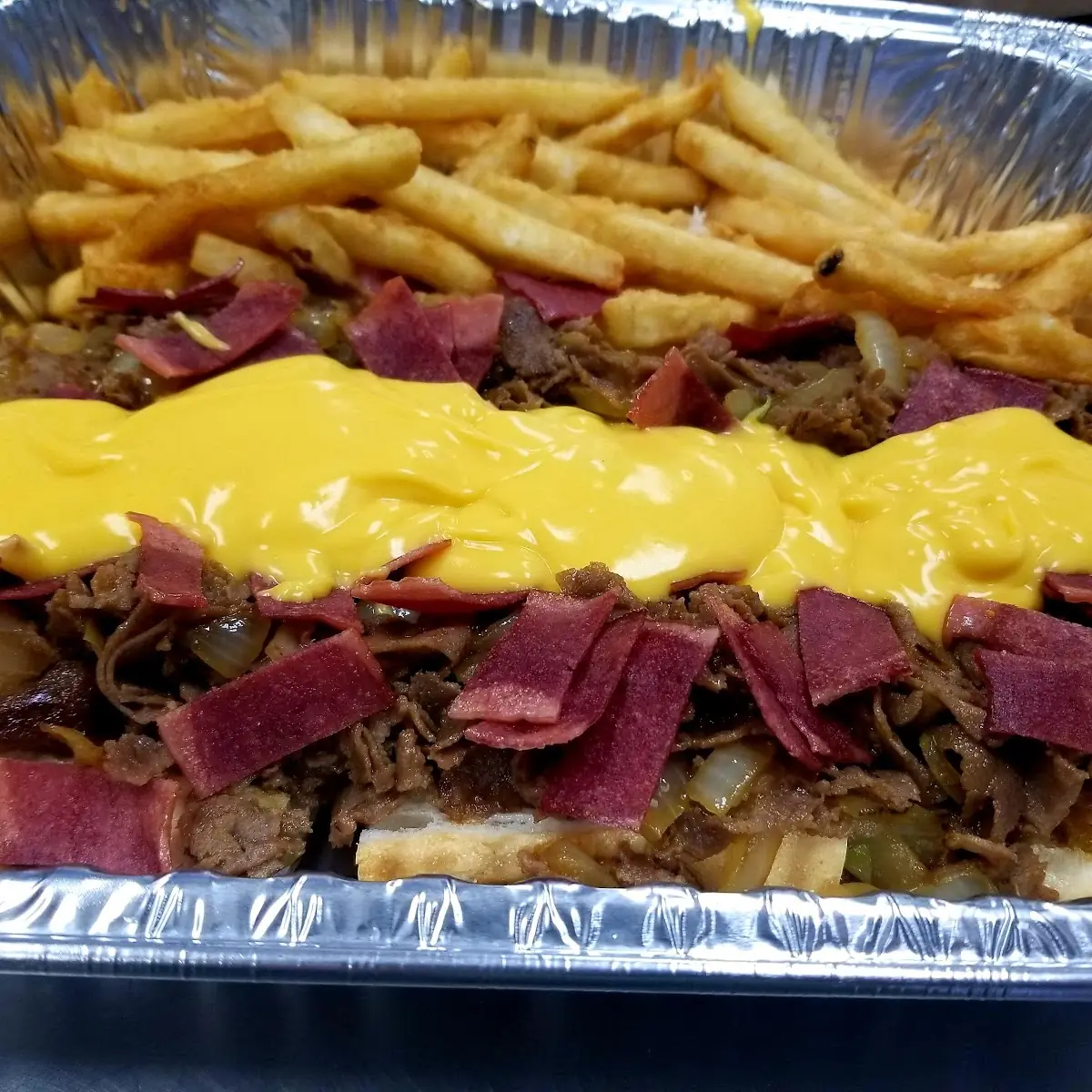 Larg Steak Bacon Cheddar